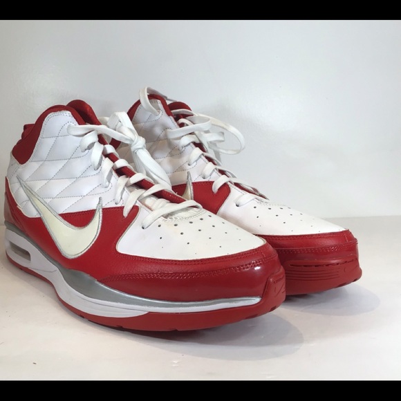 NIKE AIR RARE VTG DREAM BLUE CHIP II RED WHT SZ 17 - Picture 6 of 11